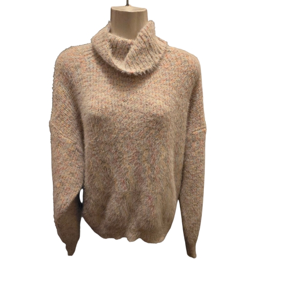 Lulu's Multicolor Cowl Neck Sweater - Picture 1 of 4